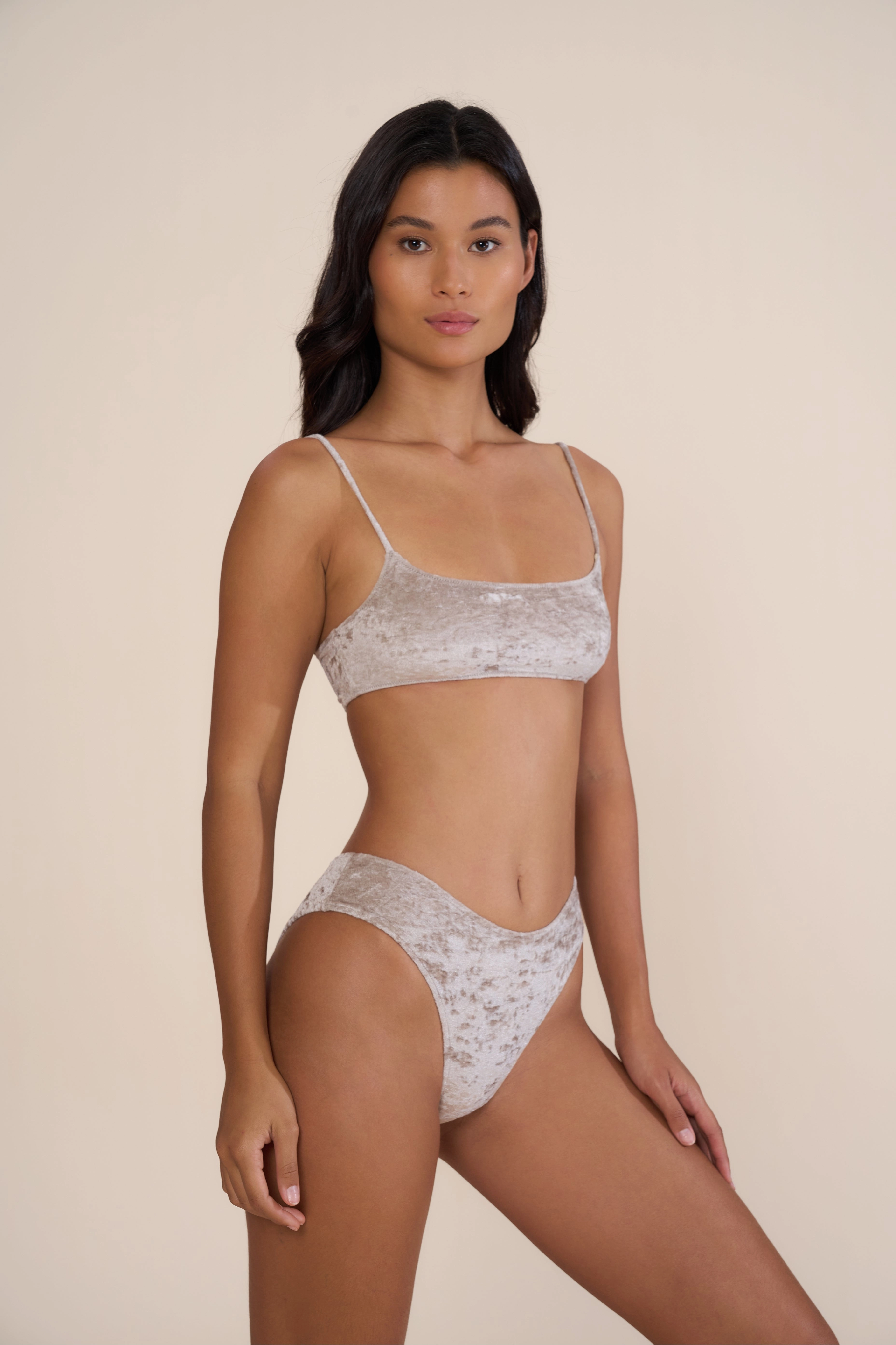 Sonny Bikini Top - Natural Velvet