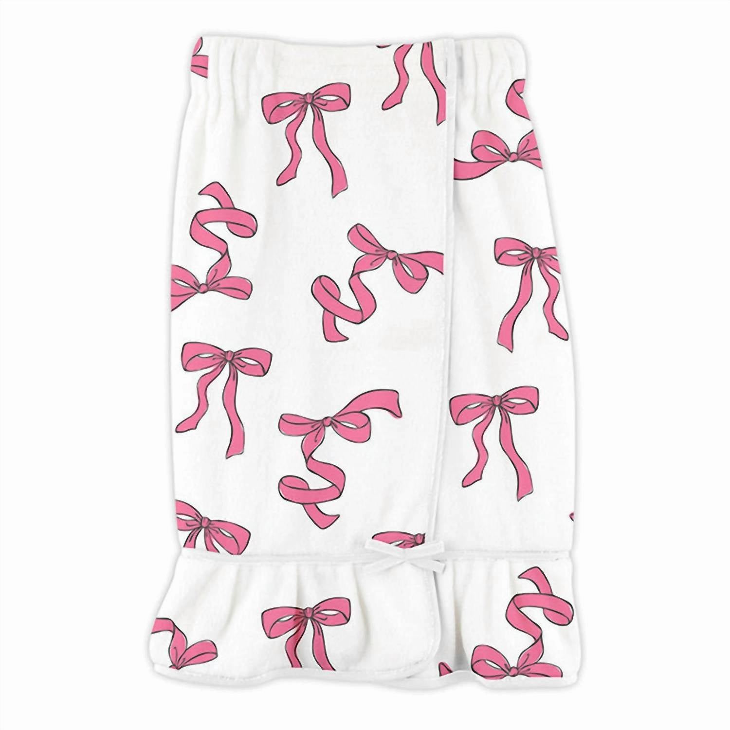 Spa Wrap Bows In Pink