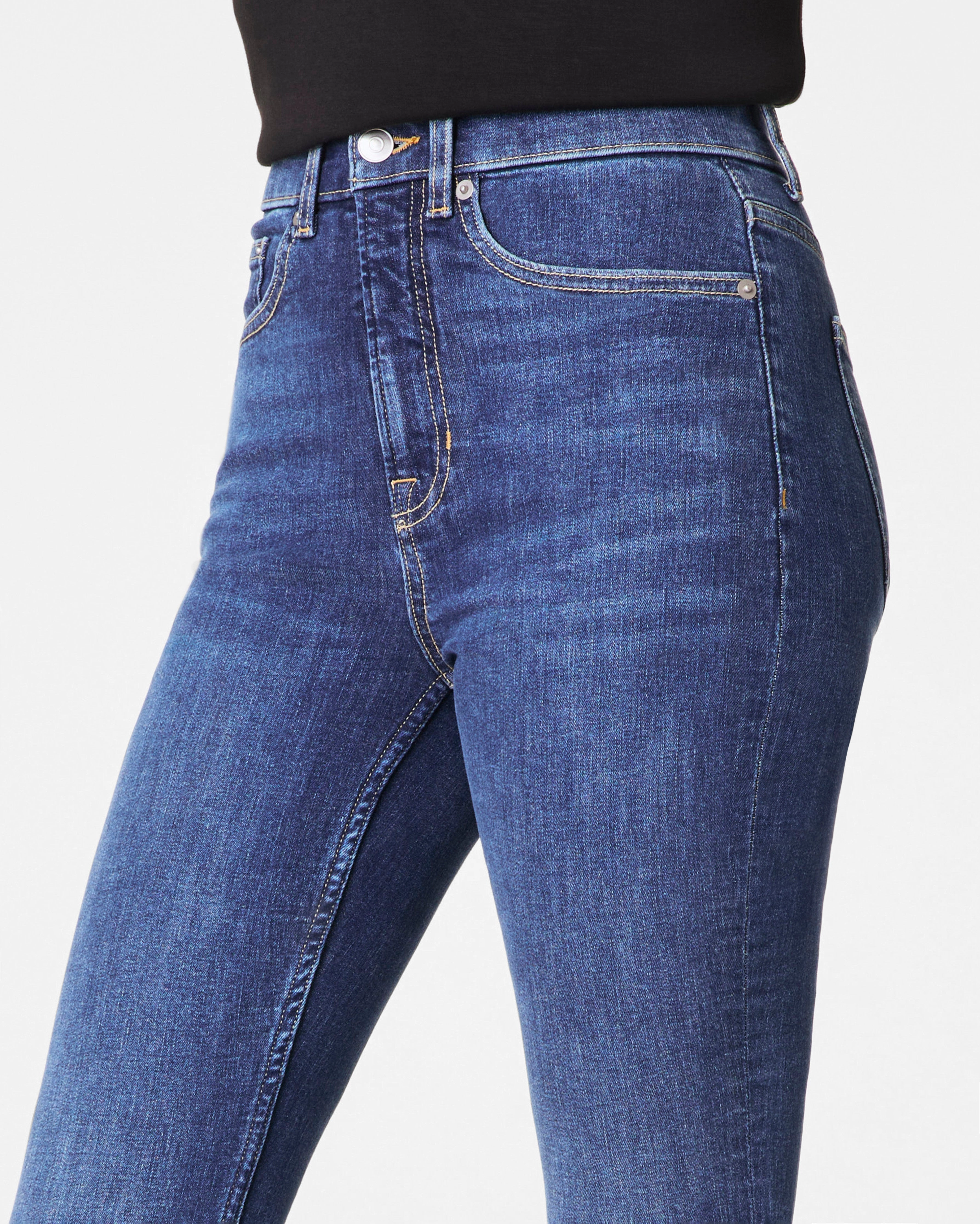 SPANXsculpt™ ReDefine Flare Jeans, Medium Indigo