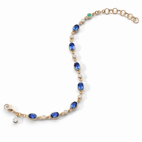 Special Edition Oval Blue Sapphire Tennis Bracelet