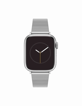 Stainless Steel Band with Sliding Buckle Closure for Apple Watch®