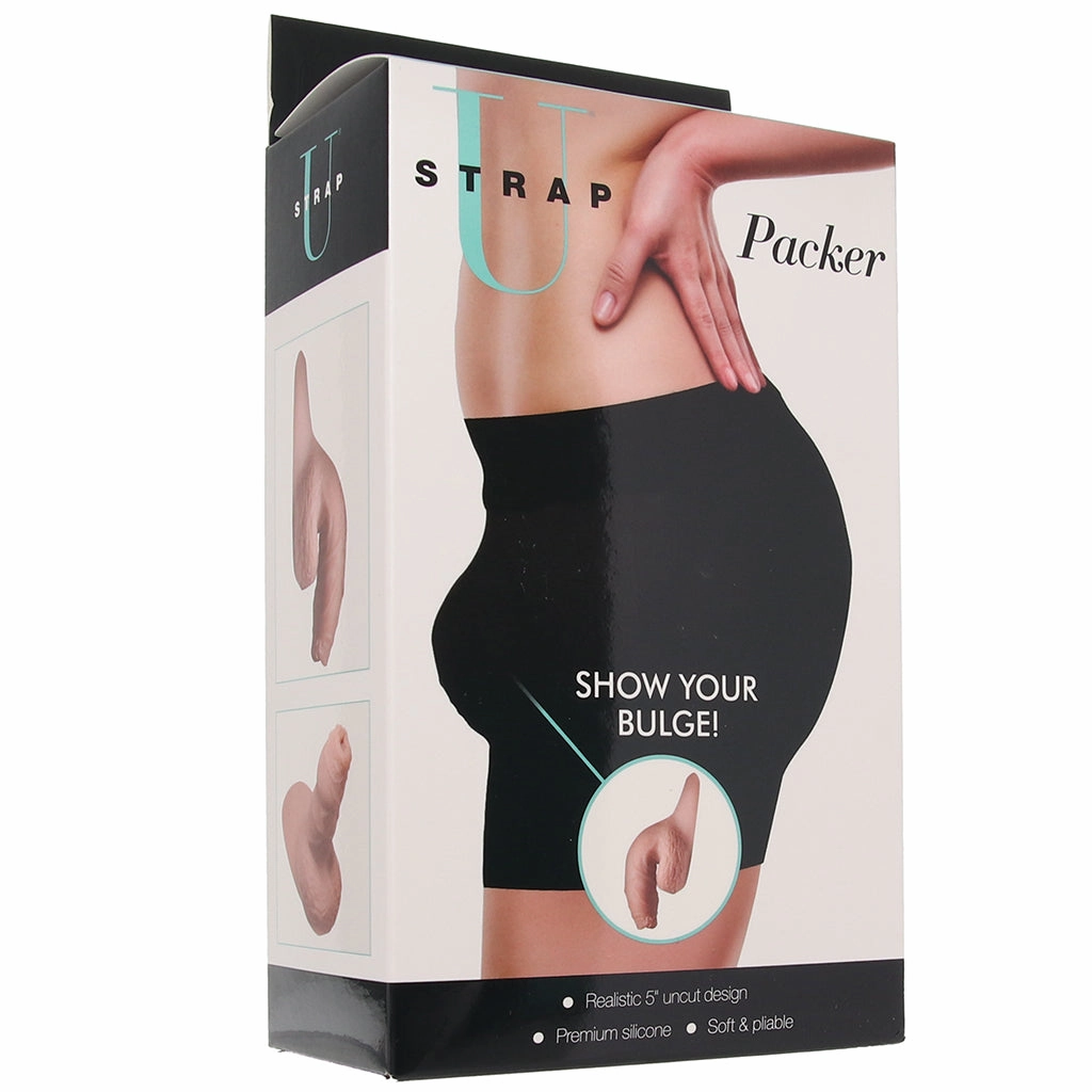 Strap U 5.1 Inch Uncut Silicone Packer in Light