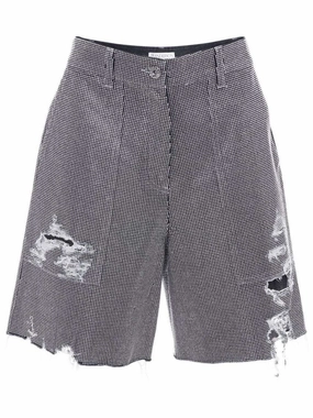 Studded Cotton Shorts