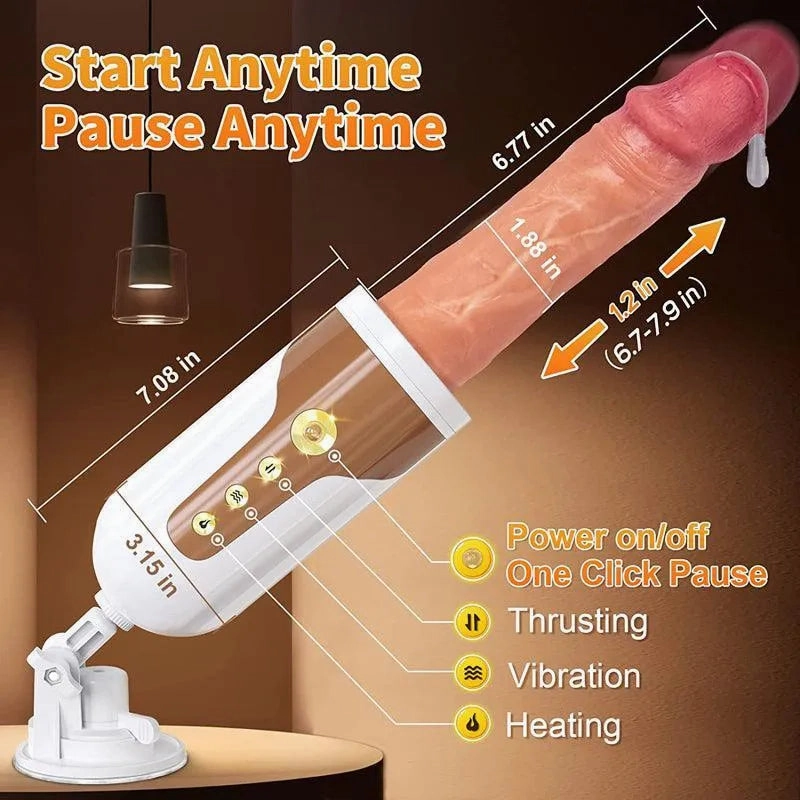 Suction Cup Dildo Fucking Machine Vibrator