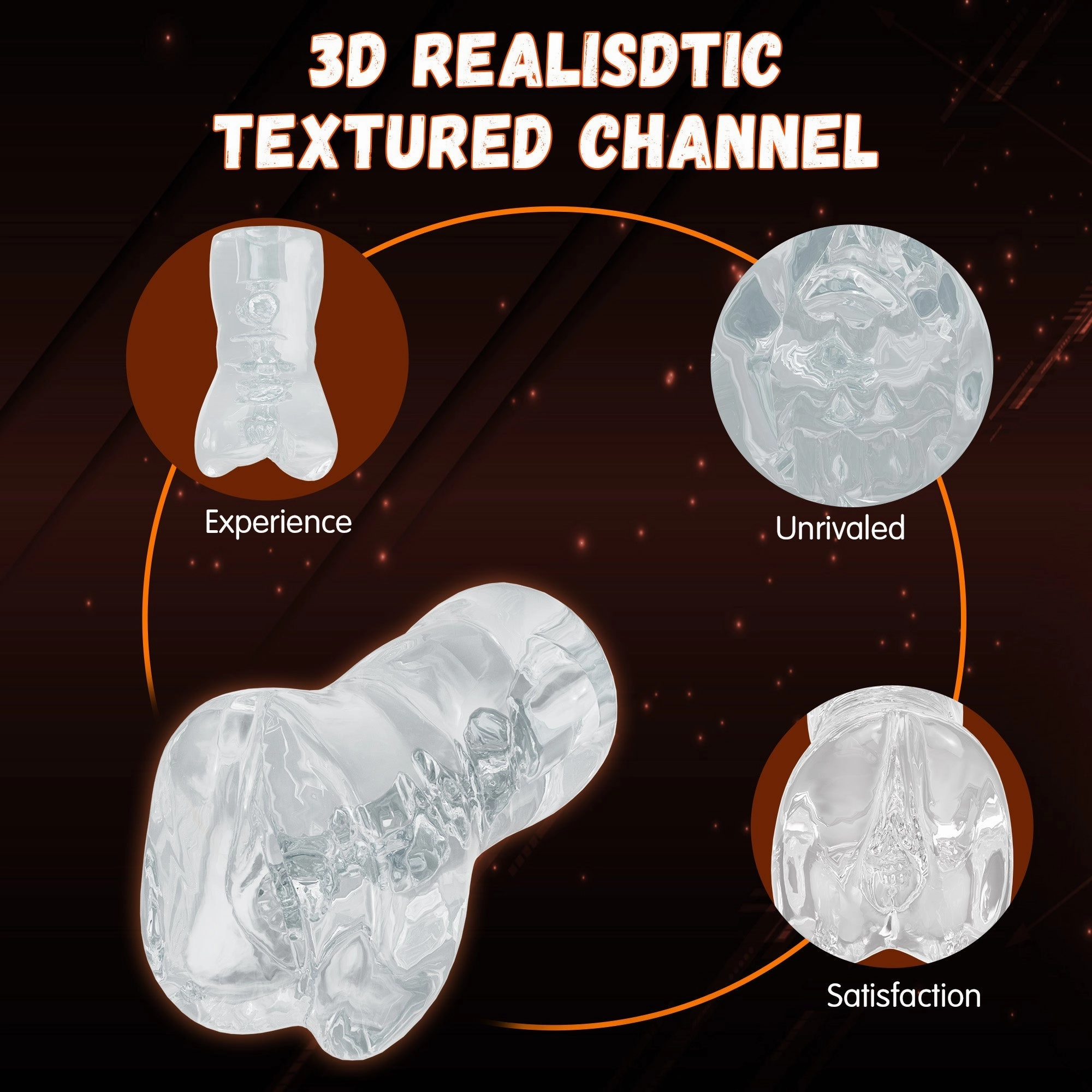 Swallow - Transparent Male Masturbator with Realistic Vagina