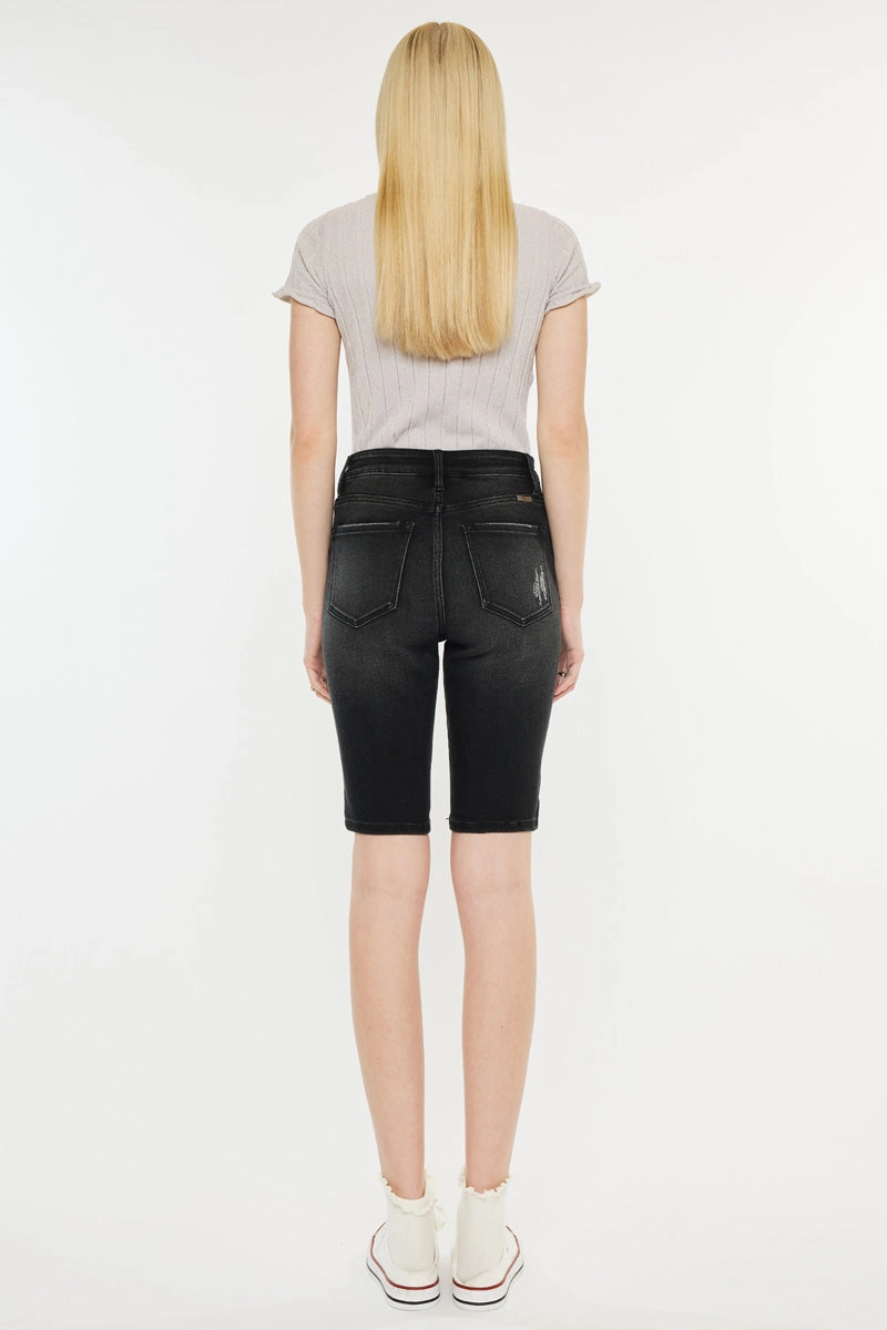 Syeda High Rise Bermuda Shorts