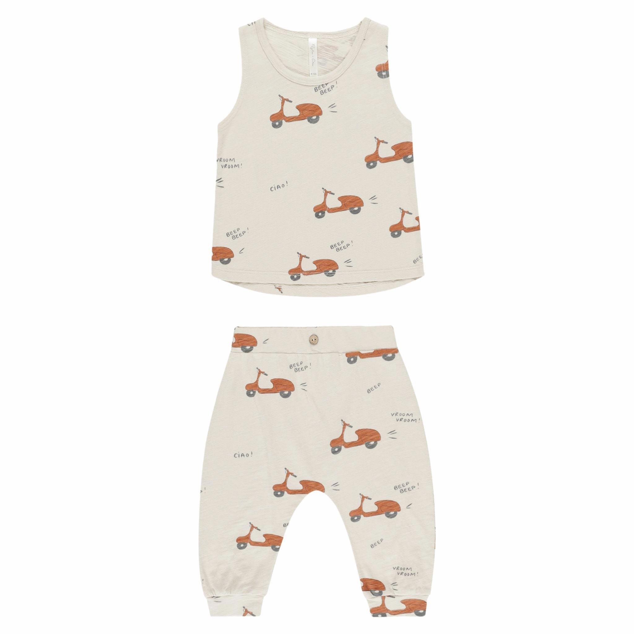 Tank   Slouch Pant Set - Moped