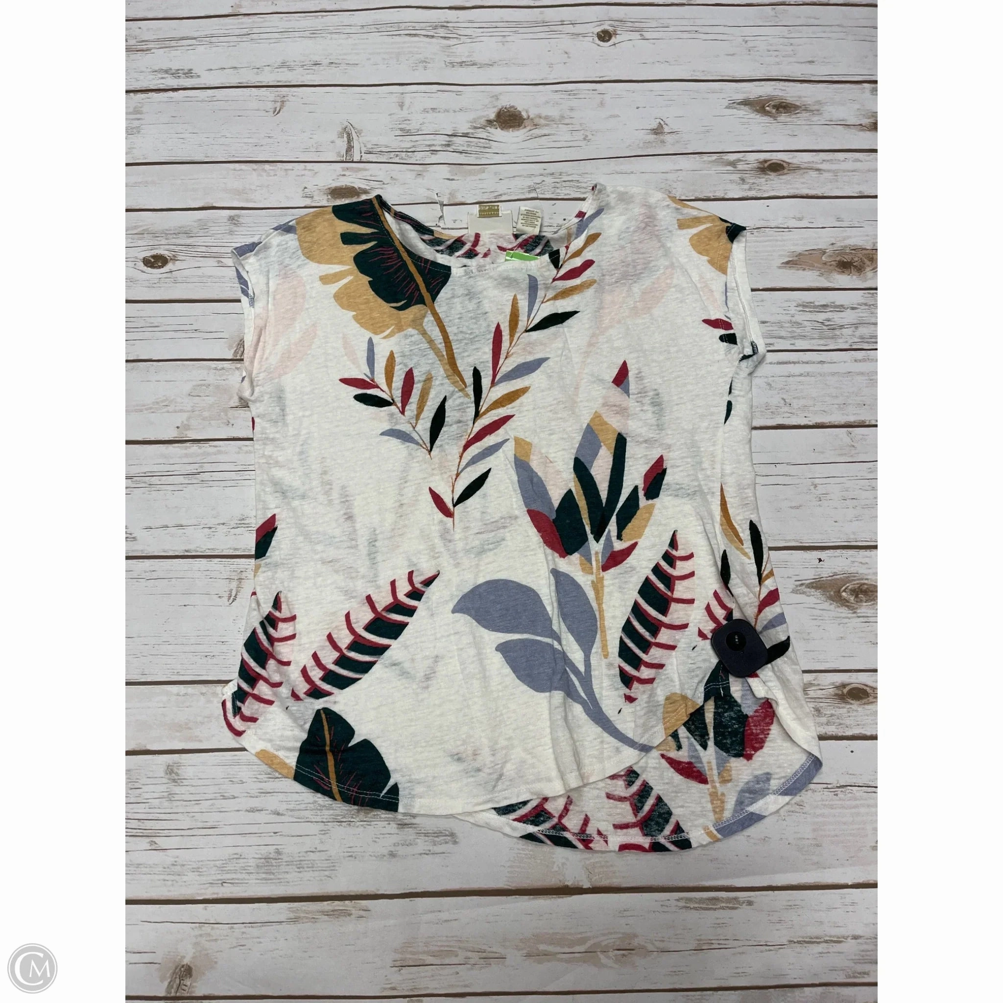 Top Short Sleeve By Cynthia Rowley In Multi-colored, Size: S