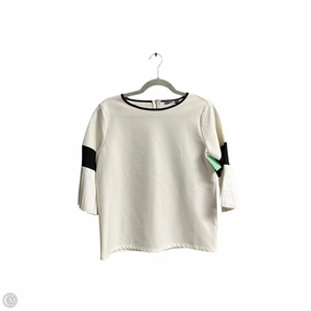 Top Short Sleeve By Thml In Black & White, Size: Xs