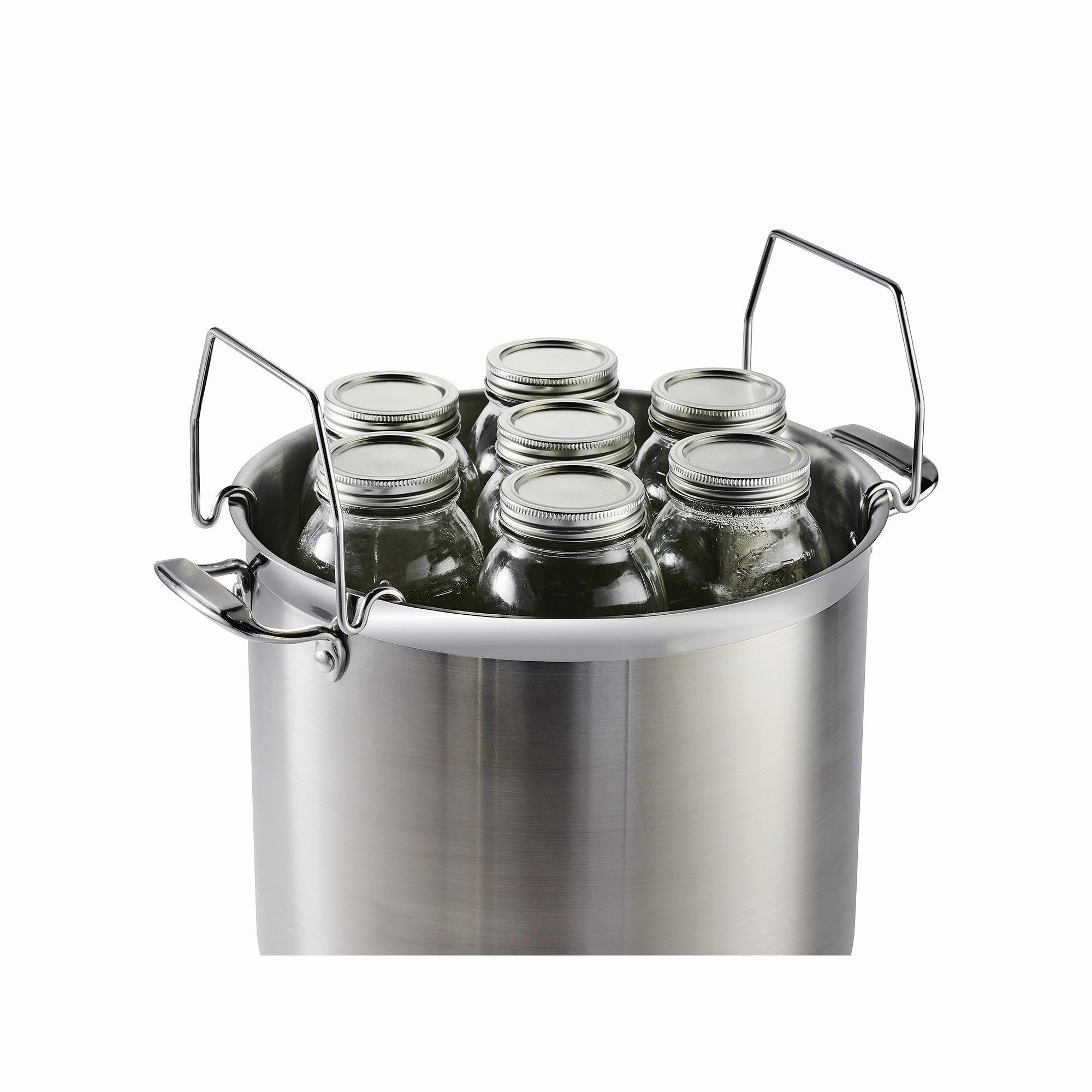 Tramontina 22-Qt. With Canning Rack Stainless Steel Dishwasher Safe Stockpot - STAINLESS STEEL ONE SIZE