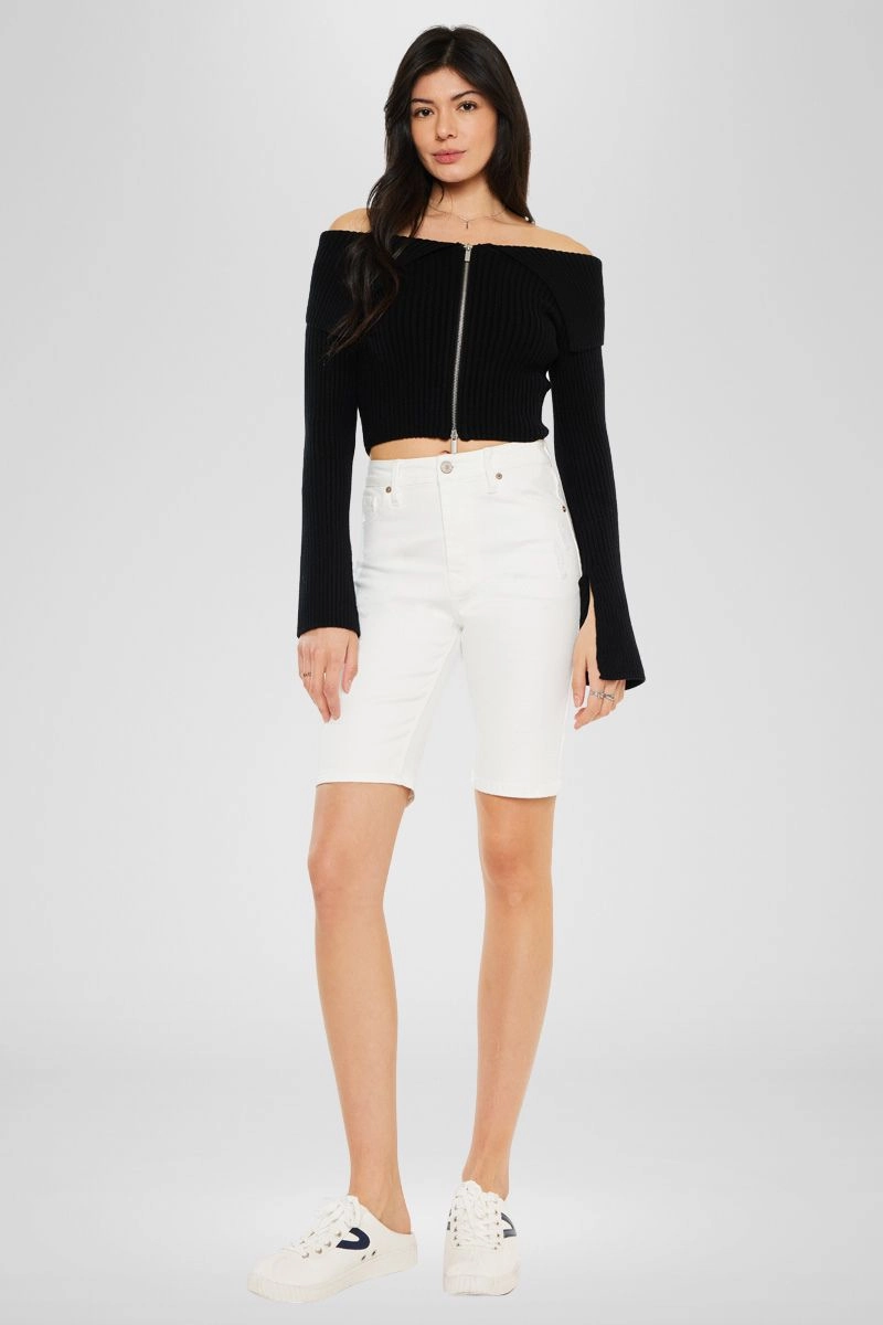 Trevora High Rise Bermuda Shorts