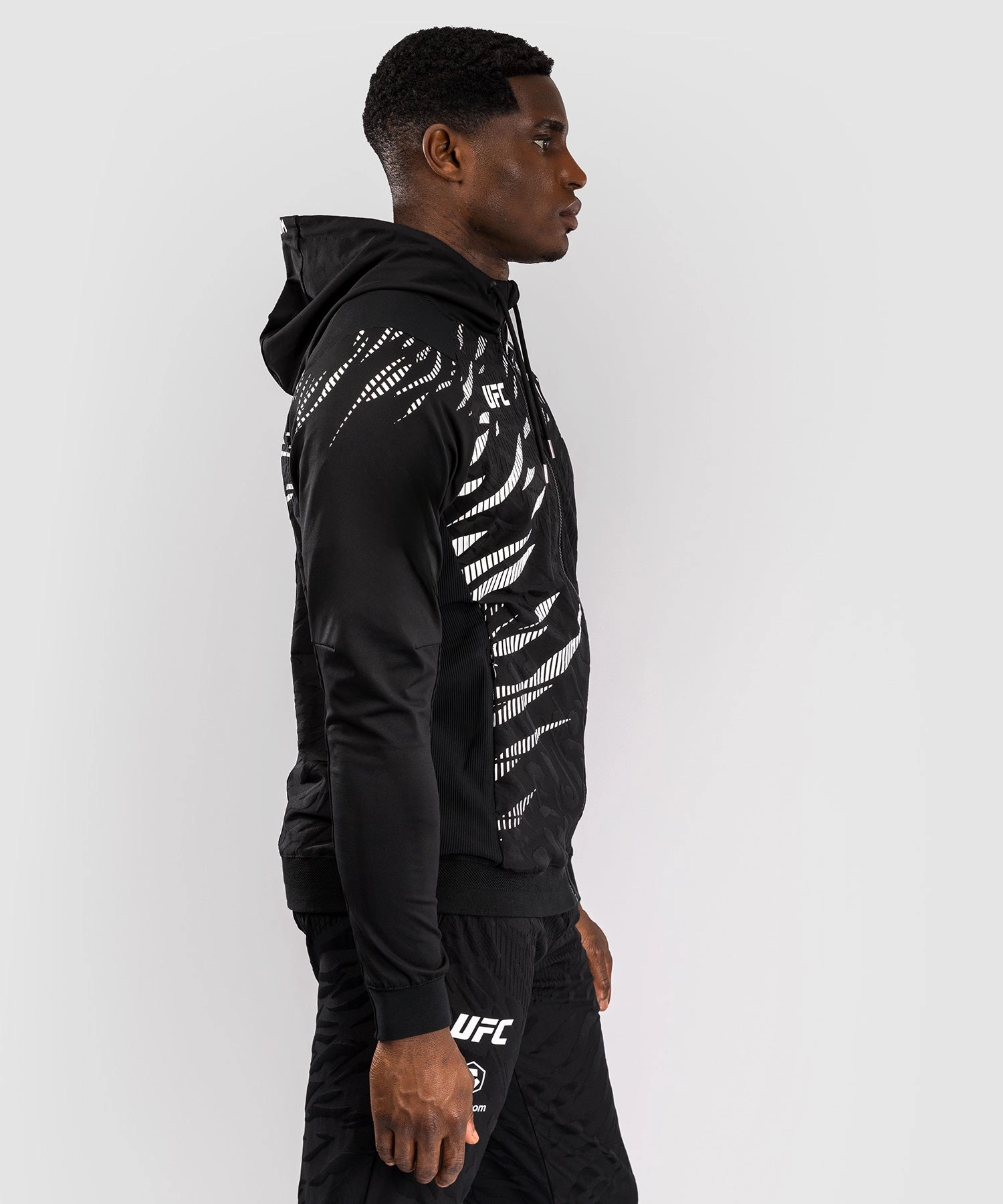 UFC Fusion by Venum Personalized Authentic Fight Night Men's Hoodies - Black