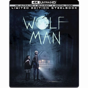 Universal Pictures 1000853748 Wolf Man Limited Edition Steelbook 4K UHD   Blu-ray   Digital