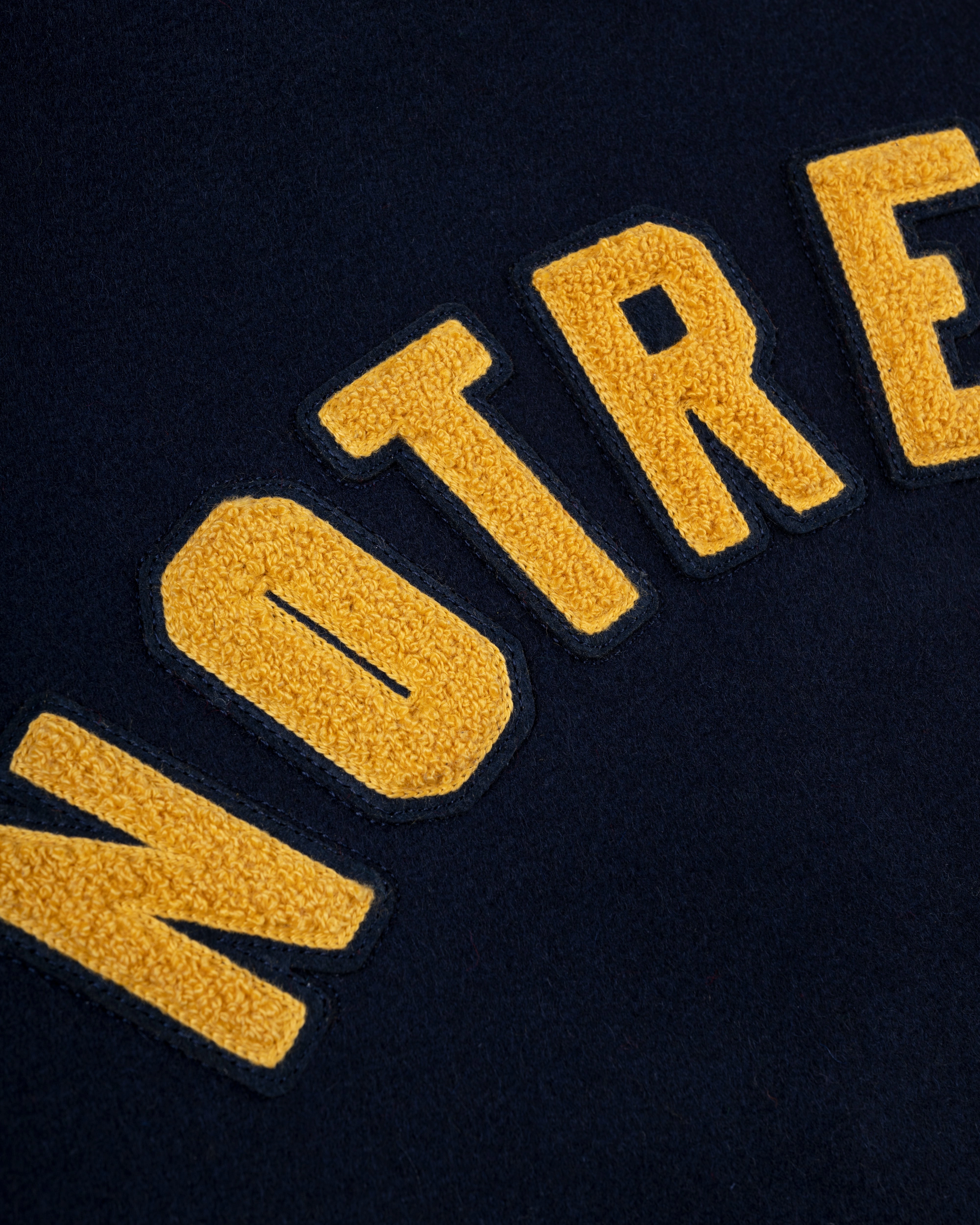 University of Notre Dame Authentic Wool & Leather Varsity Jacket