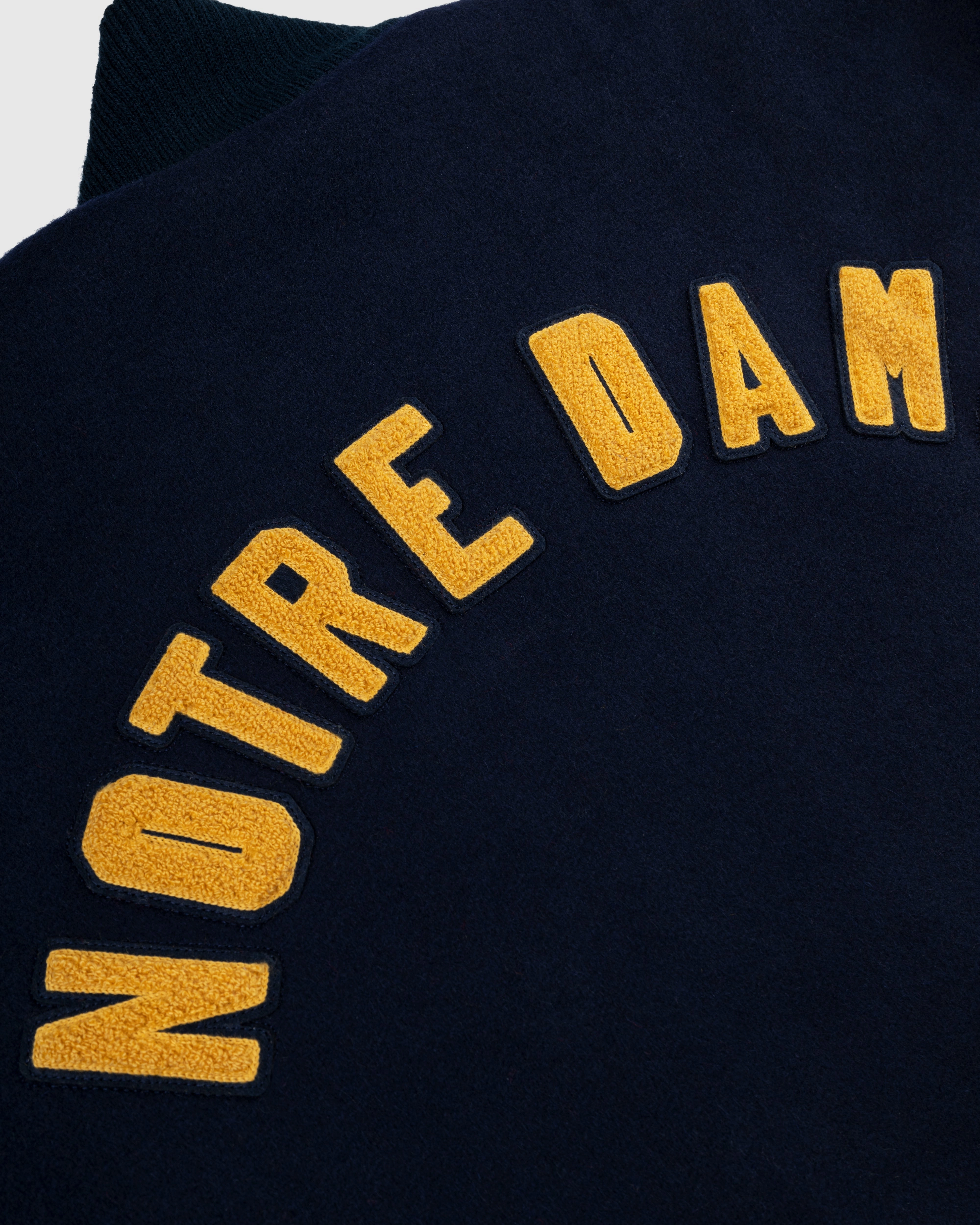 University of Notre Dame Authentic Wool & Leather Varsity Jacket