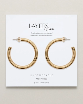 Unstoppable Maxi Hoop Earrings