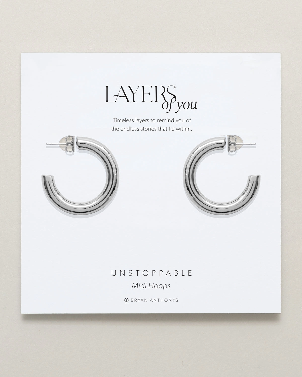 Unstoppable Midi Hoop Earrings