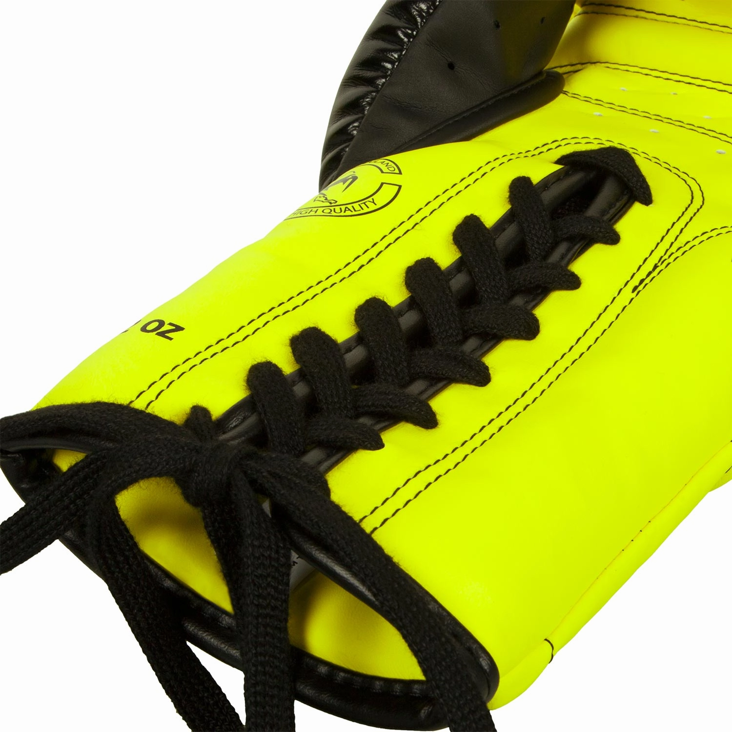Venum Elite Boxing Gloves - with Laces - Neo Yellow