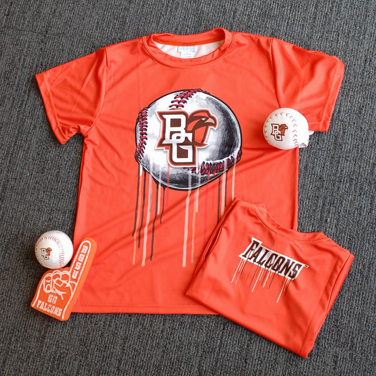Vive La Fete Youth Baseball Drip Tee