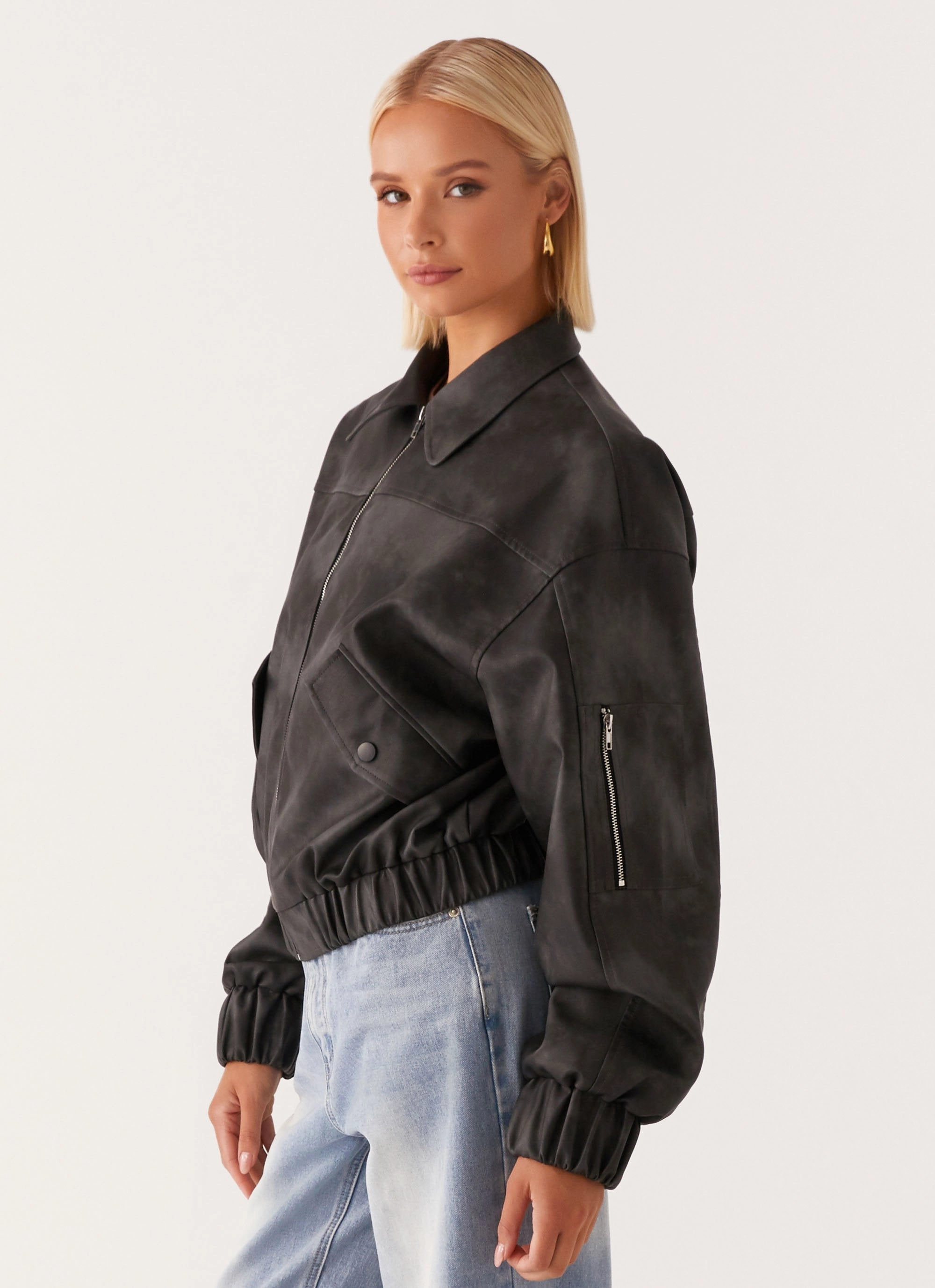 Washington Bomber Jacket - Black