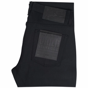 Weird Guy - Solid Black Selvedge - 36 Long Inseam