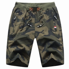 West Louis™ Casual Summer Cotton Camo Shorts