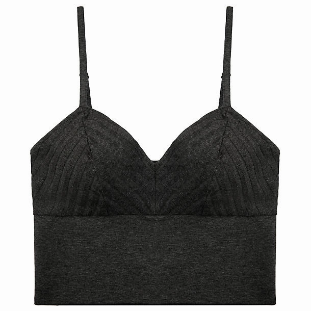 Wide Wale Rib Crop Cami