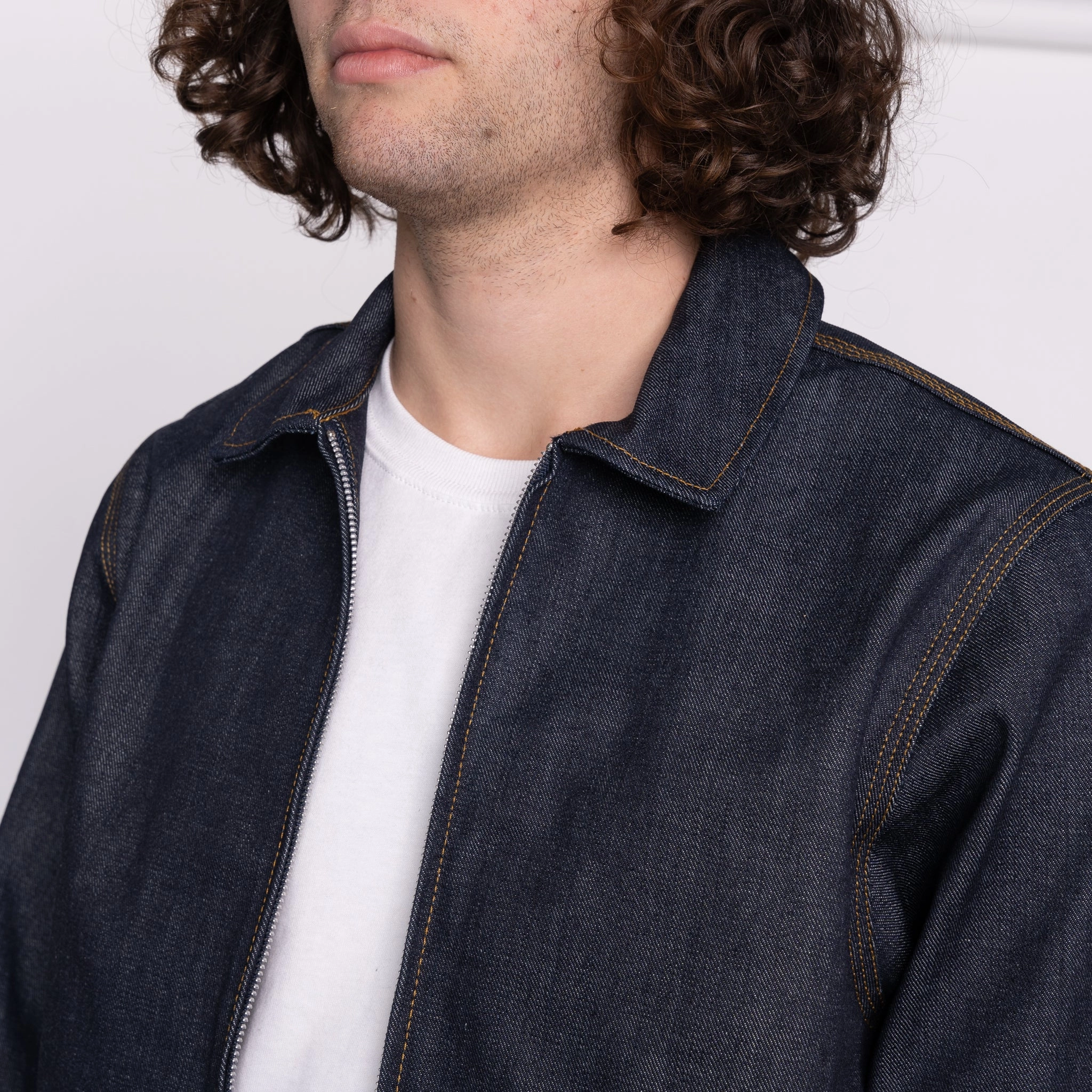 Zip Jacket - Left Hand Twill Denim