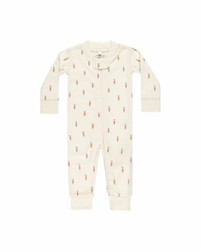 Zip Long Sleeve Sleeper - Carrots